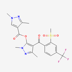 molecular formula C20H19F3N4O5S B6595006 Biscarfentrazone CAS No. 1622908-18-2