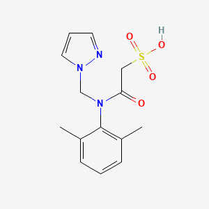 molecular formula C14H17N3O4S B6595042 metazachlor ESA CAS No. 172960-62-2