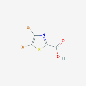molecular formula C4HBr2NO2S B6595088 4,5-Dibromothiazole-2-carboxylic acid CAS No. 1806352-39-5