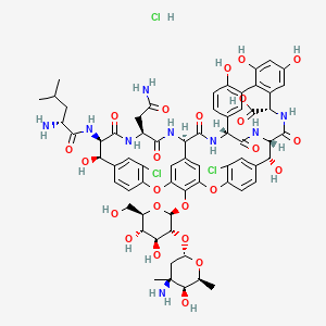 molecular formula C65H74Cl3N9O24 B6595170 Norvancomycin hydrochloride CAS No. 198774-23-1