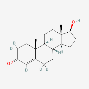 molecular formula C19H28O2 B6595284 Testosterone-2,2,4,6,6-D5 CAS No. 21002-80-2