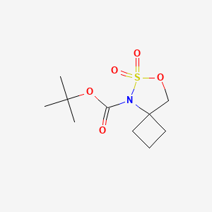 tert-Butyl 7-oxa-6-thia-5-azaspiro[3.4]octane-5-carboxylate 6,6-dioxide