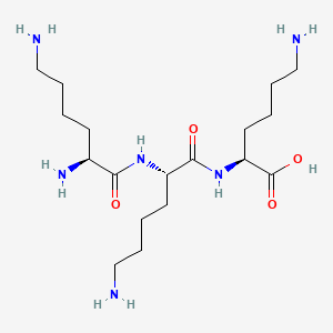 molecular formula C18H38N6O4 B6595419 Trilysine CAS No. 25988-63-0