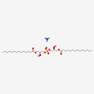 molecular formula C34H70NO10P B6595525 bis(monomyristoylglycero)phosphate (S,R Isomer) (ammonium salt) CAS No. 325466-03-3