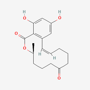 molecular formula C18H22O5 B6595605 Zearalenone CAS No. 36455-70-6