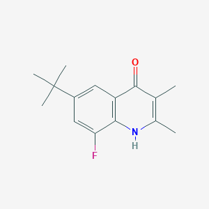 2,3-Dimethyl-6-t-butyl-8-fluoro-4-hydroxyquinoline