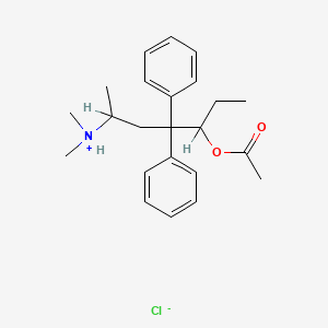 4-Acetoxy-N,N-dimethyl-3-diphenyl-1-methylhexylamine hydrochloride