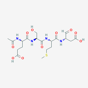 molecular formula C19H30N4O10S B065957 Ac-ESMD-CHO 