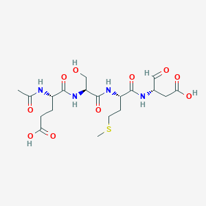 molecular formula C19H30N4O10S B065957 Ac-ESMD-CHO CAS No. 191338-87-1