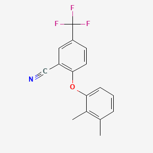 2-(2,3-Dimethylphenoxy)-5-(trifluoromethyl)benzonitrile
