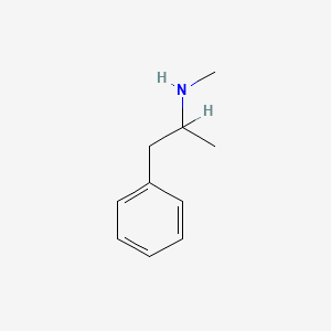 molecular formula C10H15N B6595802 DL-Methamphetamine CAS No. 7632-10-2