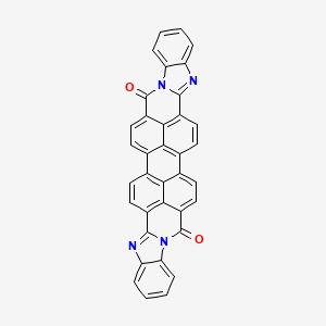 molecular formula C36H16N4O2 B6595861 Perylenebisimide with extended PI system CAS No. 55034-79-2