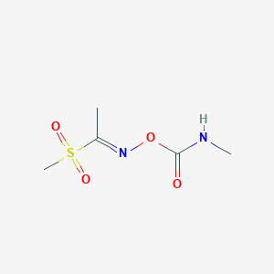 molecular formula C5H10N2O4S B6595868 Methomyl-sulfone CAS No. 55620-24-1