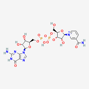 molecular formula C21H27N7O15P2 B6595881 Nicotinamide guanine dinucleotide CAS No. 5624-35-1