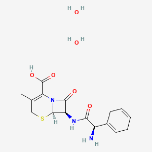 molecular formula C16H23N3O6S B6595913 Cephradine dihydrate CAS No. 58456-86-3