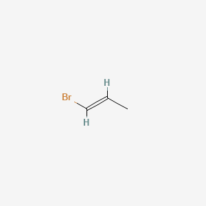molecular formula C3H5Br B6595924 1-Bromo-1-propene CAS No. 590-15-8