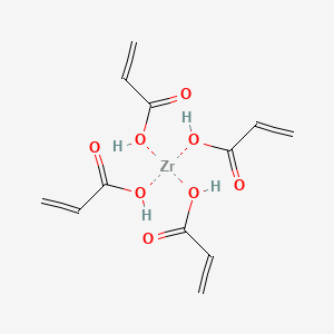 molecular formula C12H16O8Zr B6595952 Zirconium acrylate CAS No. 66336-96-7