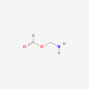 molecular formula C2H5NO2 B6595978 aminomethyl formate CAS No. 61791-63-7
