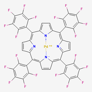 5,10,15,20-Tetrakis(pentafluorophenyl)-21H,23H-porphine palladium(II)
