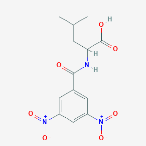molecular formula C13H15N3O7 B6596139 N-(3,5-Dinitrobenzoyl)-DL-leucine CAS No. 74928-54-4