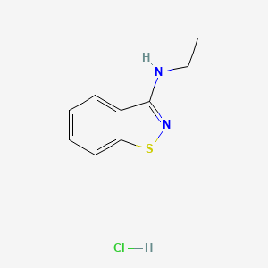 molecular formula C9H11ClN2S B6596158 Etisazole hydrochloride CAS No. 7716-59-8