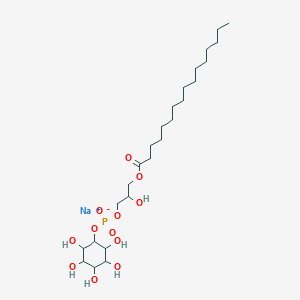 molecular formula C25H48NaO12P B6596176 l-alpha-Lysophosphatidylinositol (soy, sodium salt) CAS No. 796963-91-2