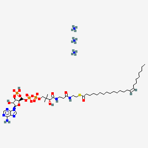 molecular formula C45H89N10O17P3S B6596285 CID 46907904 CAS No. 800376-90-3