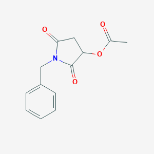 1-Benzyl-2,5-dioxo-pyrrolidin-3-YL acetate
