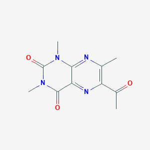 6-Acetyl-1,3,7-trimethylpteridine-2,4-dione