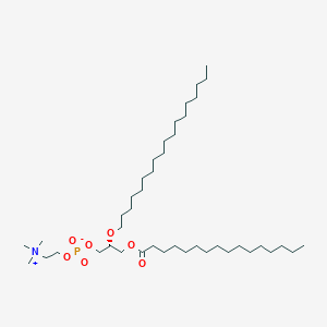 molecular formula C42H86NO7P B6596545 [(2R)-3-hexadecanoyloxy-2-octadecoxypropyl] 2-(trimethylazaniumyl)ethyl phosphate CAS No. 97281-45-3