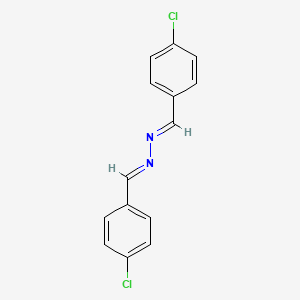 molecular formula C14H10Cl2N2 B6596582 (E,E)-bis[(4-chlorophenyl)methylidene]hydrazine CAS No. 41097-37-4
