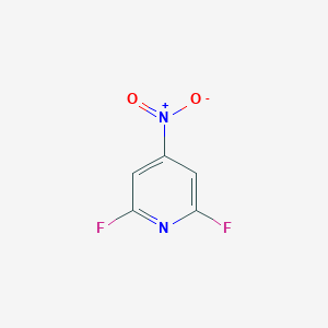 molecular formula C5H2F2N2O2 B6596590 2,6-difluoro-4-nitropyridine CAS No. 1807176-11-9