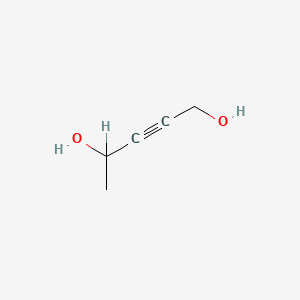 molecular formula C5H8O2 B6596594 pent-2-yne-1,4-diol CAS No. 927-57-1