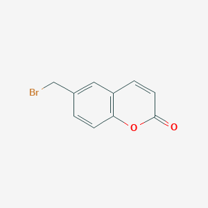 molecular formula C10H7BrO2 B6596629 6-(bromomethyl)-2H-chromen-2-one CAS No. 50465-95-7