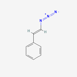 molecular formula C8H7N3 B6596639 [(E)-2-azidoethenyl]benzene CAS No. 18756-03-1