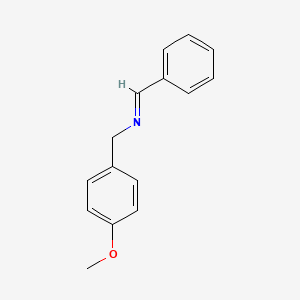 (E)-[(4-methoxyphenyl)methyl](phenylmethylidene)amine