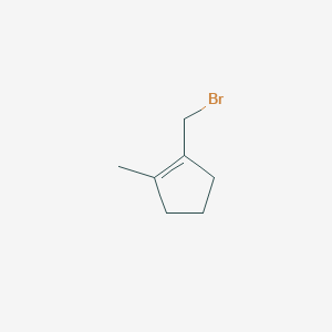 molecular formula C7H11Br B6596684 1-(bromomethyl)-2-methylcyclopent-1-ene CAS No. 99439-91-5