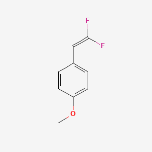 molecular formula C9H8F2O B6596708 Benzene, 1-(2,2-difluoroethenyl)-4-methoxy- CAS No. 1608-24-8