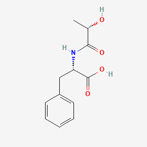 molecular formula C12H15NO4 B6596714 N-lactoyl-phenylalanine CAS No. 183241-73-8