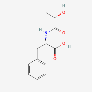 (2S)-2-[(2S)-2-hydroxypropanamido]-3-phenylpropanoic acid
