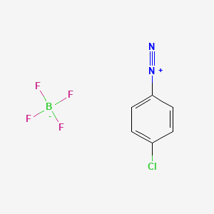 molecular formula C6H4BClF4N2 B6596720 4-chlorobenzene-1-diazonium, tetrafluoroboranuide CAS No. 673-41-6