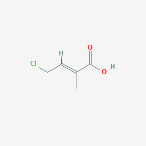 (2E)-4-chloro-2-methylbut-2-enoic acid
