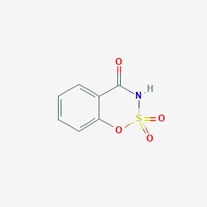 molecular formula C7H5NO4S B6596830 1,2,3-Benzoxathiazin-4(3H)-one, 2,2-dioxide CAS No. 51299-06-0