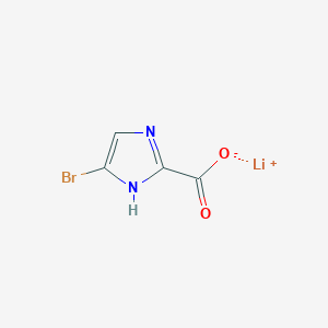 molecular formula C4H2BrLiN2O2 B6596840 Lithium 4-bromo-1H-imidazole-2-carboxylate CAS No. 1909335-99-4