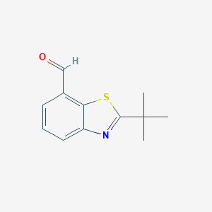 B065969 2-Tert-butyl-1,3-benzothiazole-7-carbaldehyde CAS No. 178999-30-9