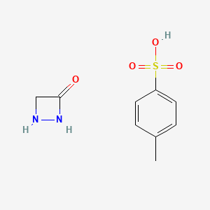 molecular formula C9H12N2O4S B6596979 diazetidin-3-one;4-methylbenzenesulfonic acid CAS No. 79289-49-9