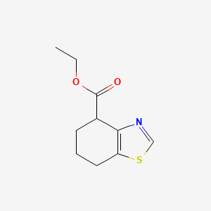 molecular formula C10H13NO2S B6596992 4-Ethoxycarbonyl-4,5,6,7-tetrahydro-benzo[d]thiazole CAS No. 77528-46-2