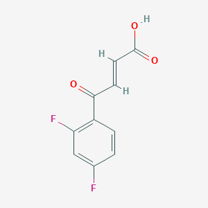 molecular formula C10H6F2O3 B6597039 4-(2,4-Difluorophenyl)-4-oxobut-2-enoic acid CAS No. 1354707-64-4