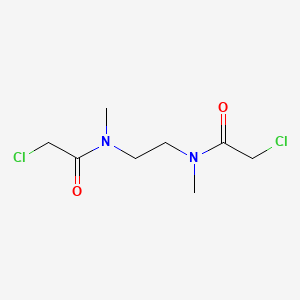 molecular formula C8H14Cl2N2O2 B6597115 N,N'-(ethane-1,2-diyl)bis(2-chloro-N-methylacetamide) CAS No. 36784-59-5