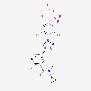 molecular formula C22H14Cl3F7N4O B6597129 Nicofluprole CAS No. 1771741-86-6